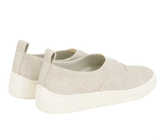 Kensie Ladies' Size 7, Salia Slip On Comfort Casual Shoes, Beige, Grade A