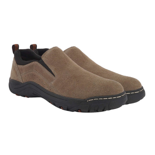 Khombu Liam Men's Size 10.5 Suede Slip-on Shoe, Brown, Grade A
