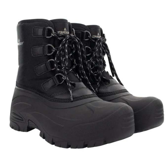 Staheekum Men's Size 9 Snow Boots Cold Rated -20, Black, New in Box