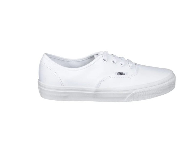 Vans Authentic Size Men's 6, Women's 7.5, Lace-up Deck Shoes, True White