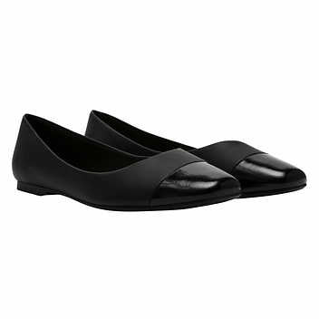 DV by Dolce Vita Ladies' Size 8 Malanie Ballet Flat, Black, New Ships without Box