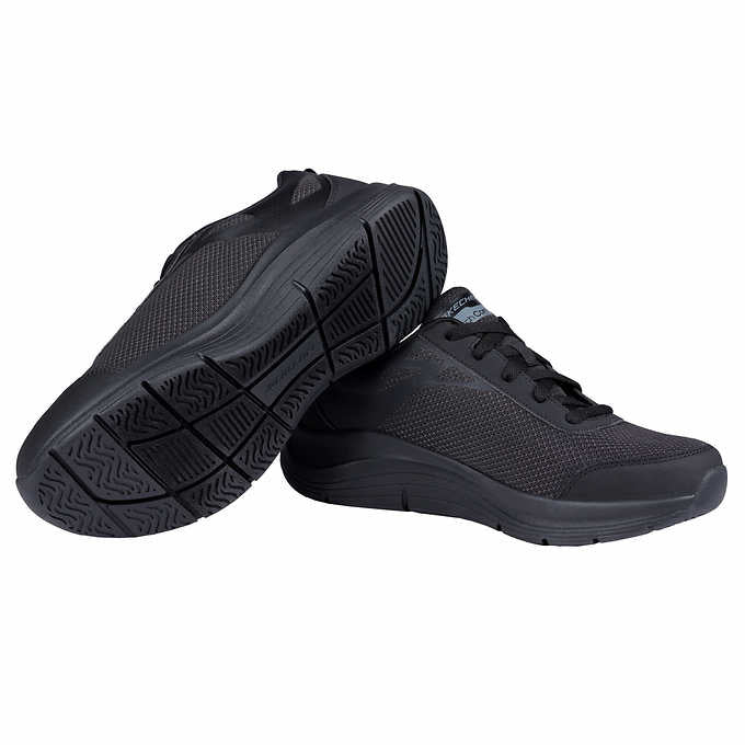 Skechers Men's Size 11 Arch Comfort Sneakers, Black, Grade B