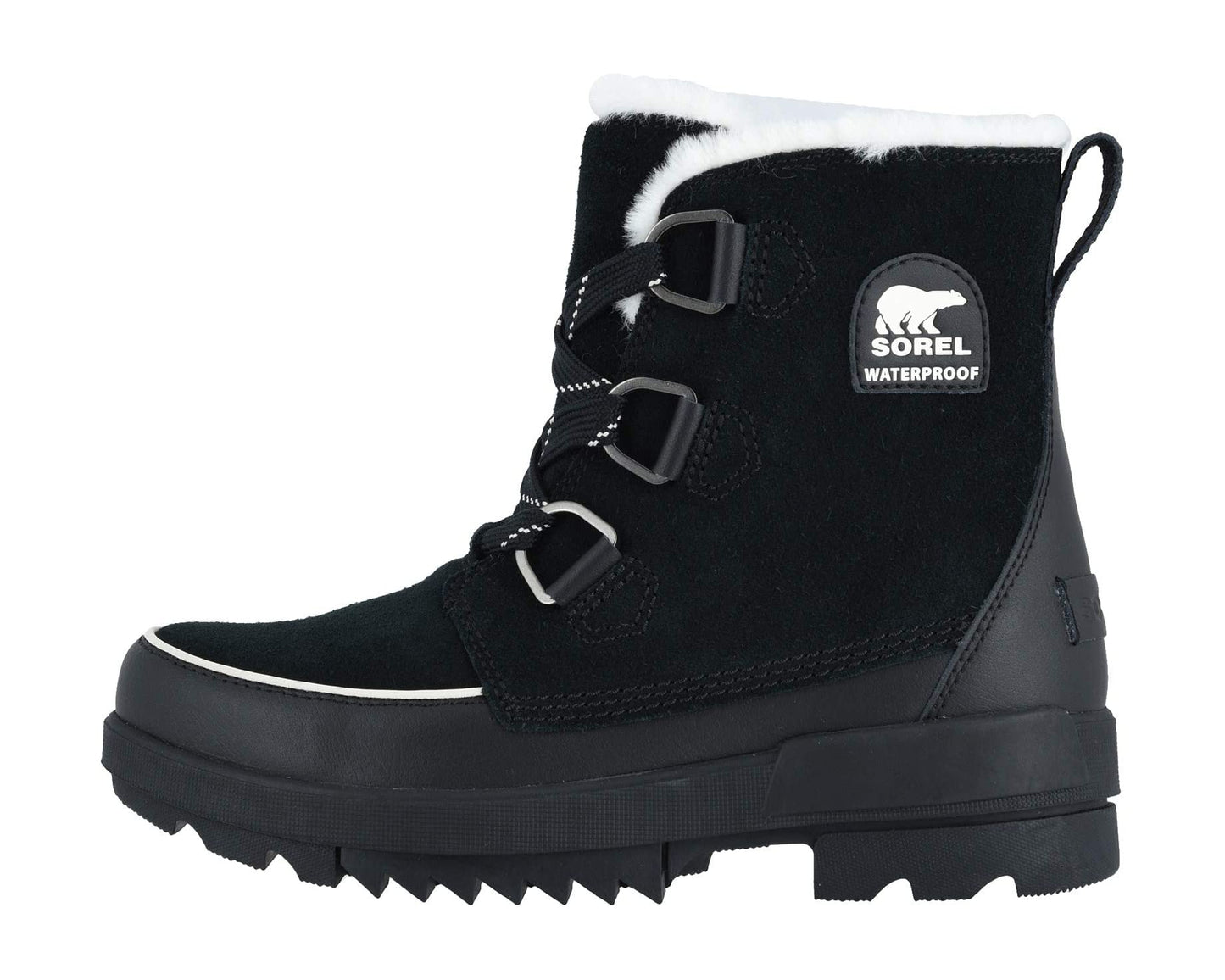 Sorel Tivoli IV Women's Size 7, Faux Fur Waterproof Winter Boots, Black, Grade A