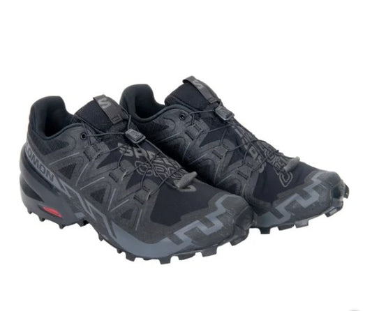 Salomon Men's Size 9 Speedcross 6 Mixed Terrain Athletic Shoes, Black
