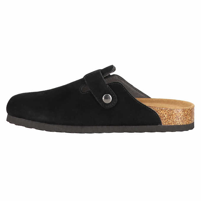 Aquatherm Ladies' Size 7 Suede Clog, Black, New Ships without Box