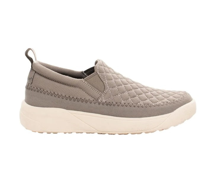 Staheekum Women's Size 8, Quilted Slip-On Casual Shoes, Taupe, Grade A