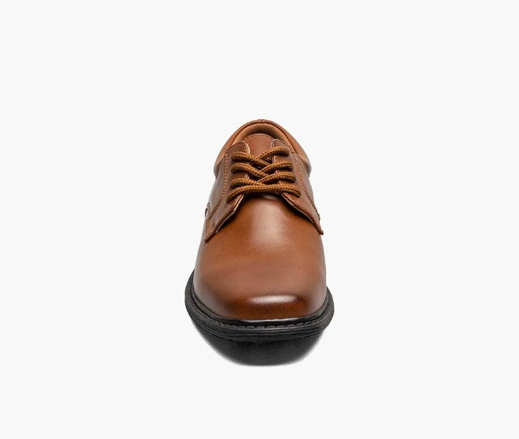 Stacy Adams Kid's Boy's Size 8 M, Austin Plain Toe Oxford Dress Shoes, Cognac