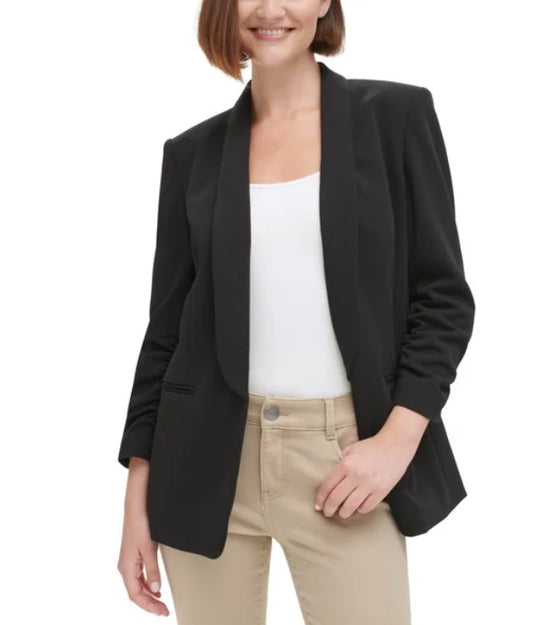 DKNY Ladies' Size 6 Blazer 3/4 Sleeve, Black