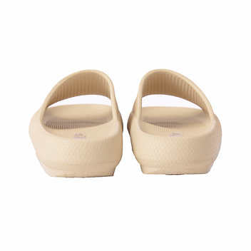 32 Degrees Ladies' Size Large (9-10) Cushion Slide Shower Sandal, Tan, Customer Return