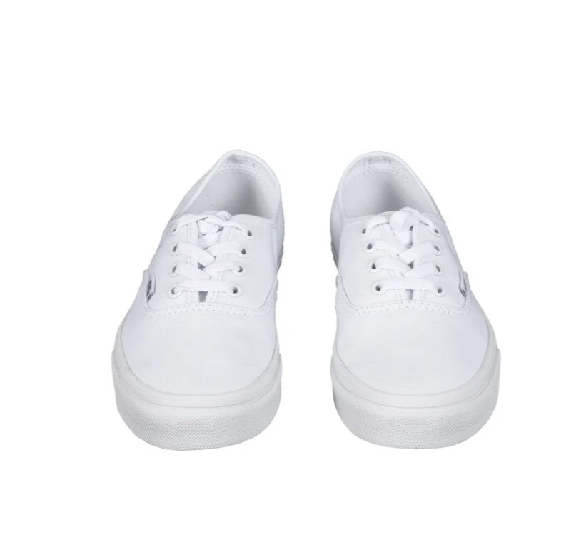 Vans Authentic Size Men's 6, Women's 7.5, Lace-up Deck Shoes, True White