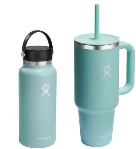 Hydro Flask Hydration Set 40oz Tumbler & 32oz Wide Mouth Bottle, New Imperfect