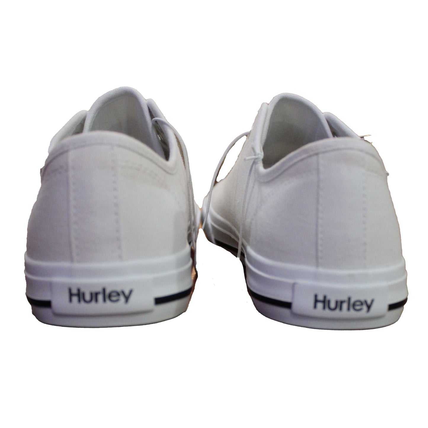 Hurley Ladies Size 8 Chloe Slip on Canvas Sneaker Shoes, White, New Ships without Box