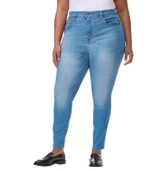 Kirkland Signature Women's Size 18 Skinny Jeans, Light Blue