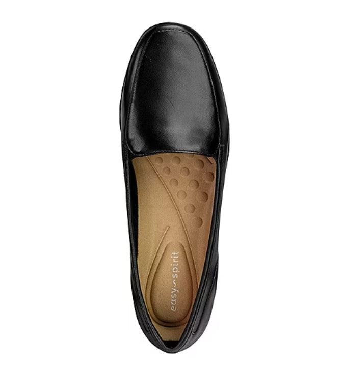 Easy Spirit Devitt Women's Size 7.5, Moc Casual Slip-on Loafers, Black