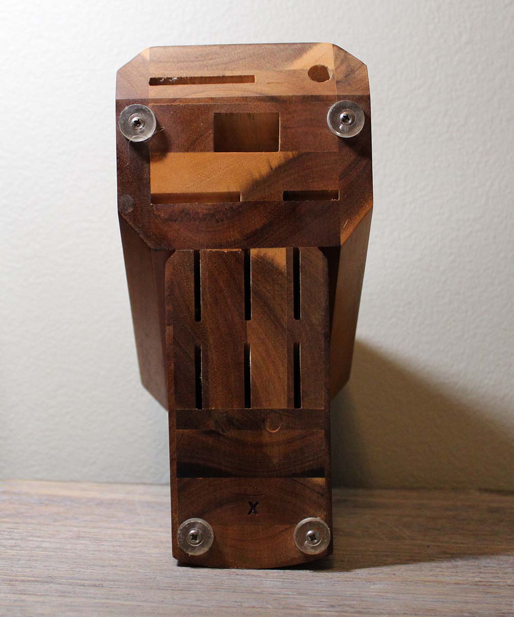 Cangshan L1 Series Acacia Wood Knife Block for 11 pieces, Pre-owned (block only)