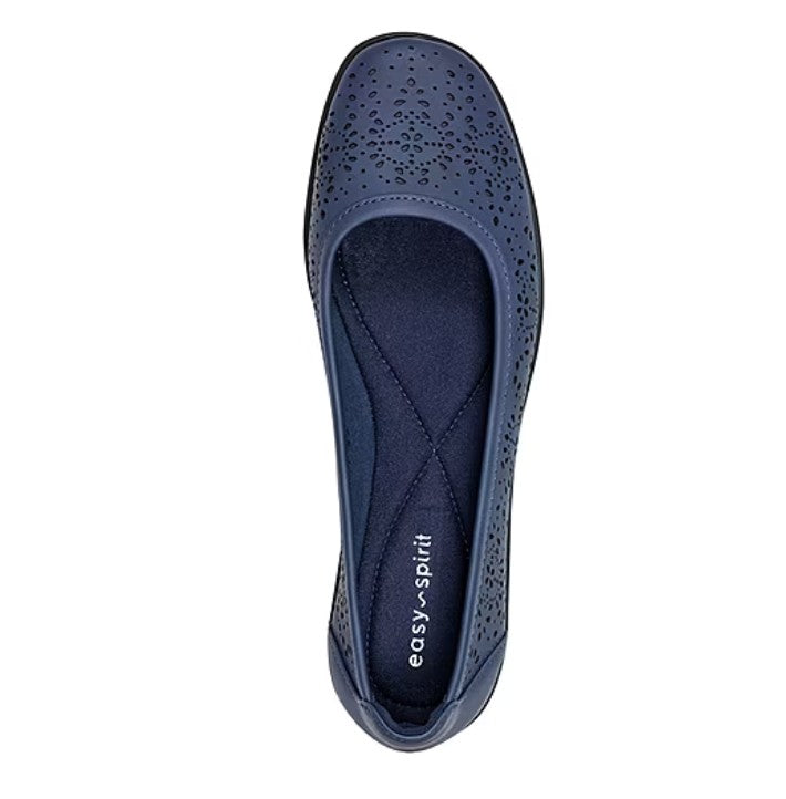 Easy Spirit Alessia Womens Size 8.5 W, Slip-On Ballet Flats Shoes, Dark Blue