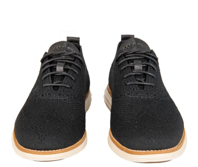 Cole Haan Men's Size 11 Original Grand Stitchlite Wingtip Oxford Shoes, Black