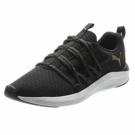 Puma Ladies' Size 7.5, Prowl Knit Shoe Sneaker, Black, Grade A