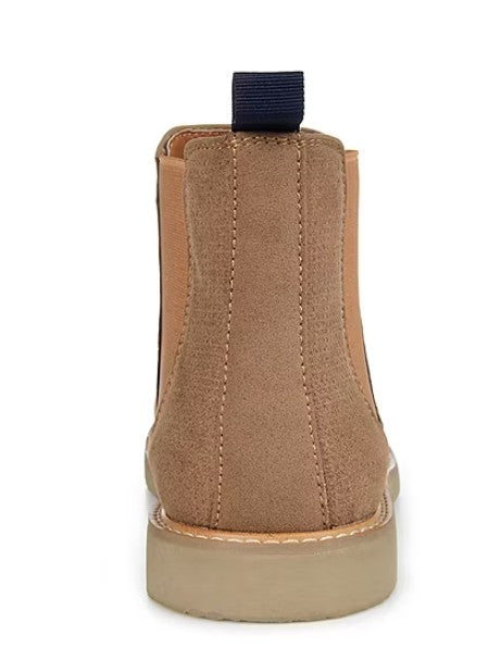 Vance Co Men's Size 10.5, Marshon Tru Comfort Pull-on Ankle Chelsea Boots, Tan