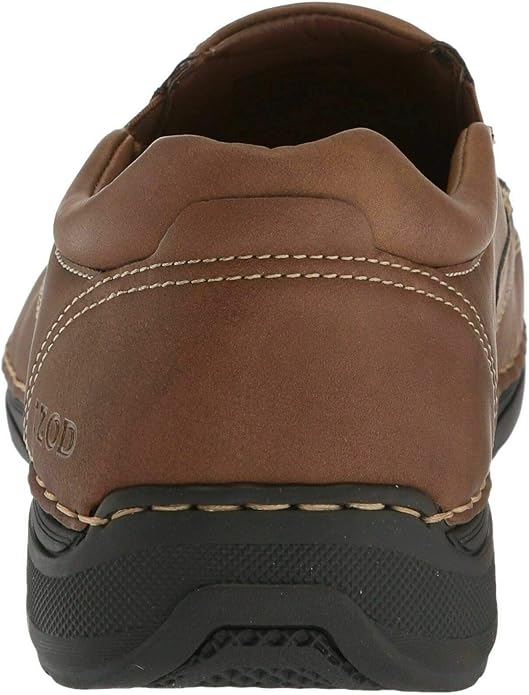 Izod Charlie Men's Size 9.5 Slip On Loafers Shoes, Dark Tan New in Box