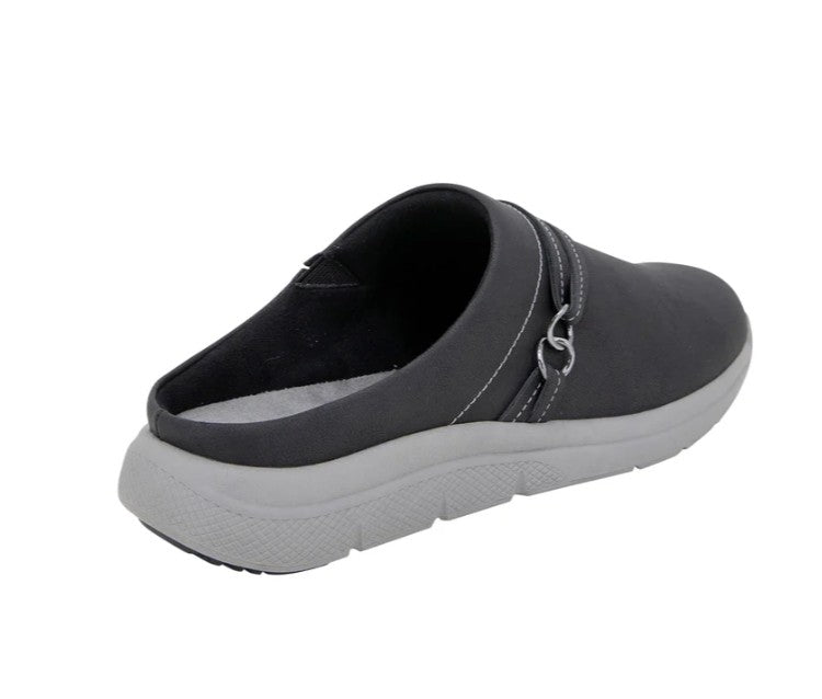 JSport Women's Size 7, Gina Comfort Mule Slip-on Shoes, Black, Grade A