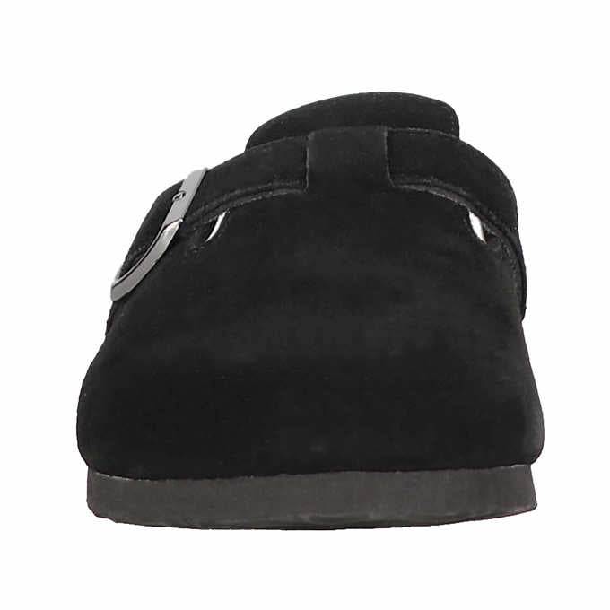 Aquatherm Ladies' Size 7 Suede Clog, Black, New Ships without Box