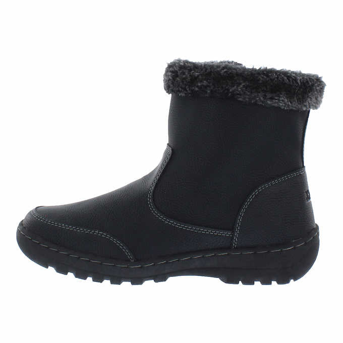 Khombu Addison Ladies Size 8, All Weather Boot, Black , Customer Return