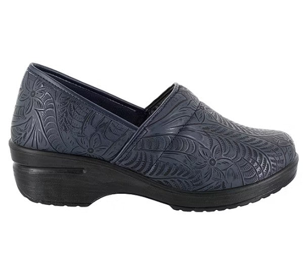 Easy Works Easy Street Slip Resistant Clogs Women's Size 6 M, Lyndee Shoes, Navy