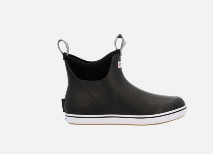 XTRATUF Ladies Size 10, Waterproof Ankle Deck Boot, Black, Grade A