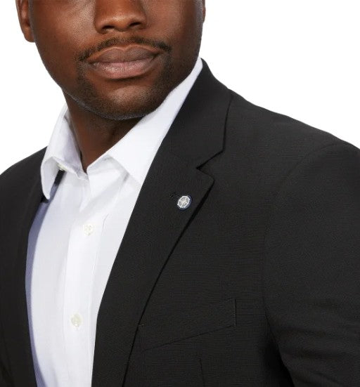 Nautica Men’s Size 44 Short Separates Suit Jacket, Active Stretch, Black