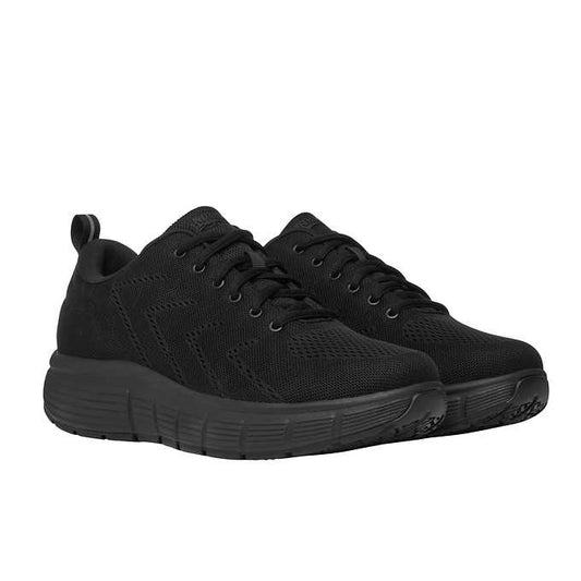Kirkland Signature Men's Size 13 Comfort Walker Sneakers, Black, Customer Return
