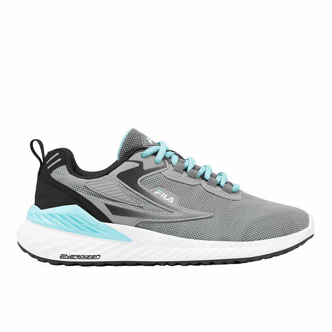 Fila Trazoros Ladies' Size 8.5 Lace-up Athletic Shoes, Gray-Teal