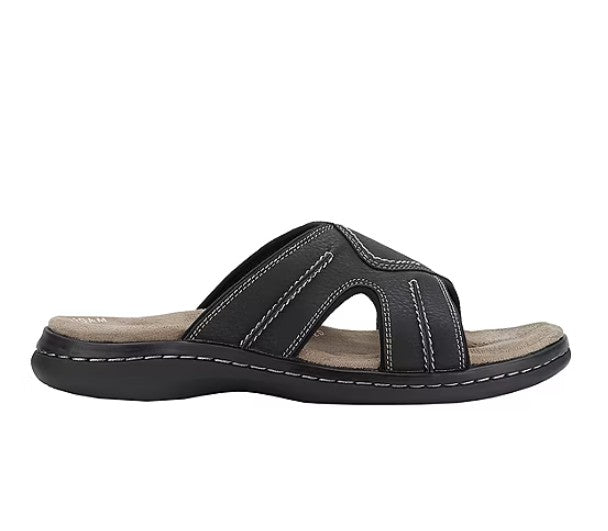 Dockers Men's Size 11 M, Sunland Slide Memory Foam Sandals, Black