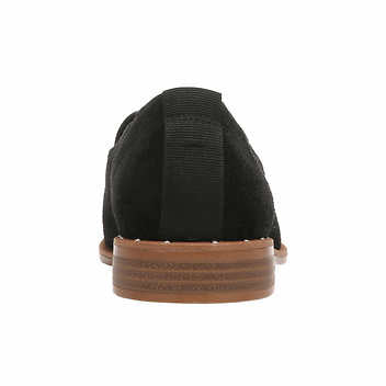 Franco Sarto Ladies' Size 7 Loafers Suede Upper Shoes, Black, New with Tags