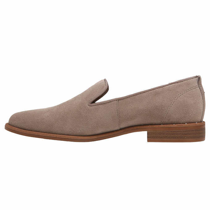 Franco Sarto Ladies' Size 9 Loafers Suede Upper Slip on Shoes, Tan, Grade A