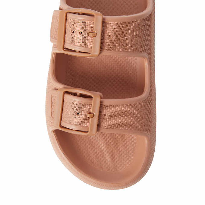 32 Degrees Size XS (Women 4.5-5.5 / Men 2.5-3.5) Buckle Sandal, Orange, New Ships without Box