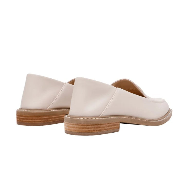 DV by Dolce Vita Women's Size 9, Flirty Loafers Flats Slip-On Shoes, Ivory