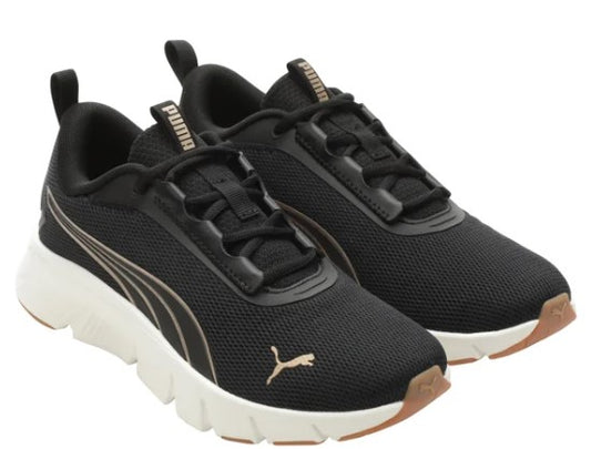 PUMA Ladies' Size 8 Flex Focus Lite Sneakers Shoes, Black, Customer Return