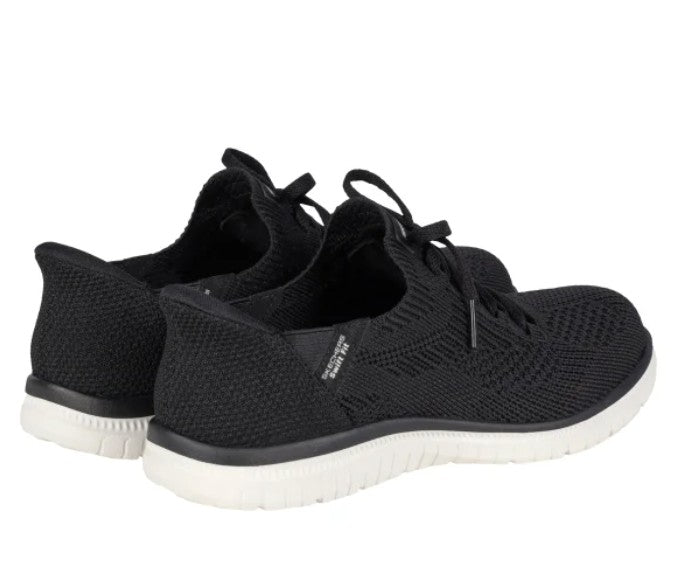 Skechers Women's Size 9 Virtue Swift Fit Hands Free Shoe, Black, Grade A