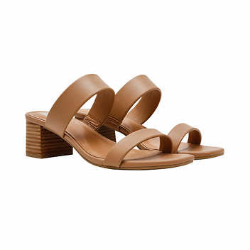 DV by Dolce Vita Ladies' Size 6.5 Heel Strap Sandal, Tan, New Ships without Box