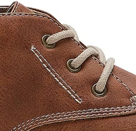 Thereabouts Chukka Boots Kids Size 5, Mason Flat Heel Lace Up, Cognac (NO BOX)