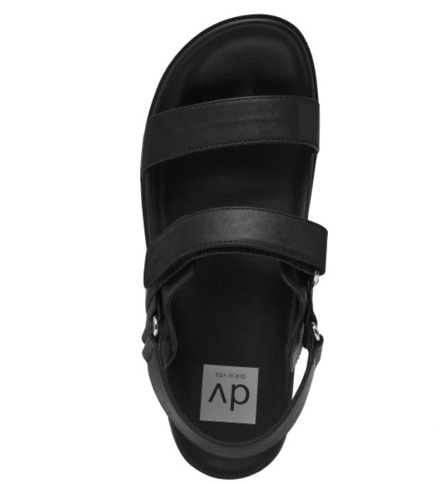 DV by Dolce Vita Women's Size 7 Strap Sandals, Black, Grade A