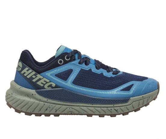 Hi Tec Men's Size 12 Lace-up Athletic Trail Shoes, Blue