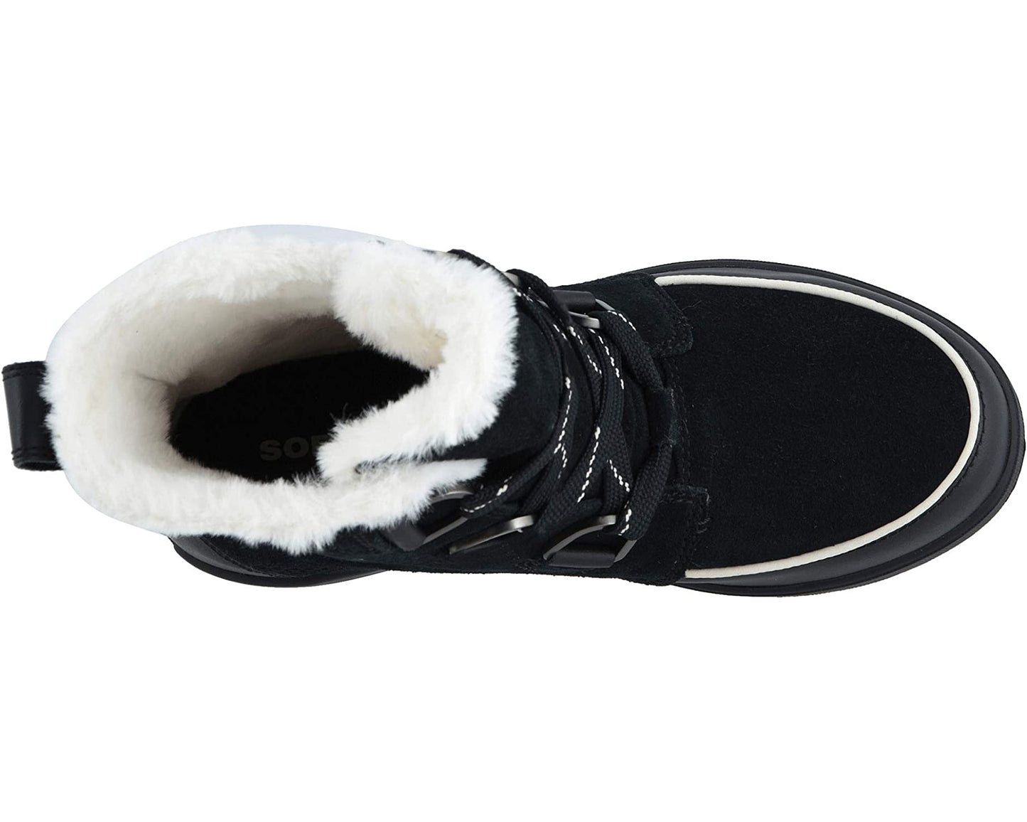 Sorel Tivoli IV Women's Size 7, Faux Fur Waterproof Winter Boots, Black, Grade A