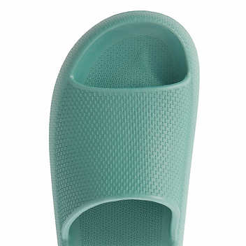 32 Degrees Ladies Size Medium (7.5-8.5) Cushion Slide Shower Sandal, Mint Green, Customer Return