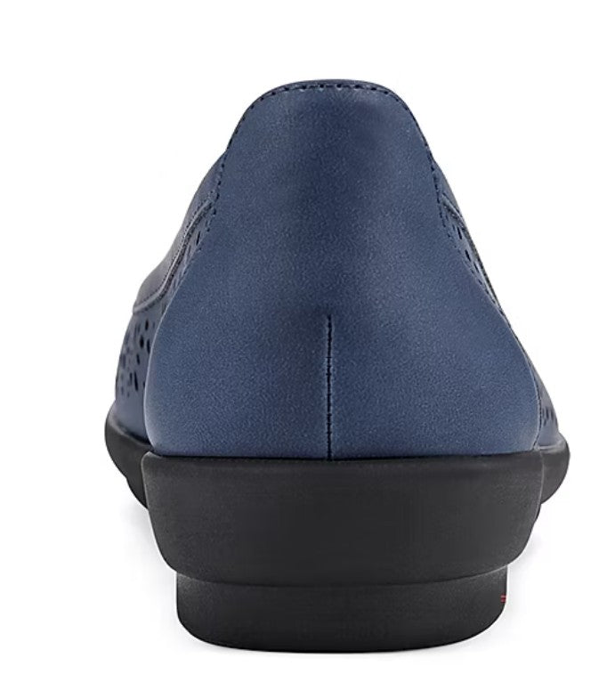 Easy Spirit Alessia Womens Size 8.5 W, Slip-On Ballet Flats Shoes, Dark Blue