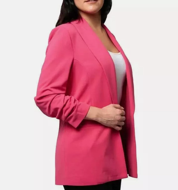 Dakota Blue Ladies' Size Large (12-14) Crepe Blazer, Pink