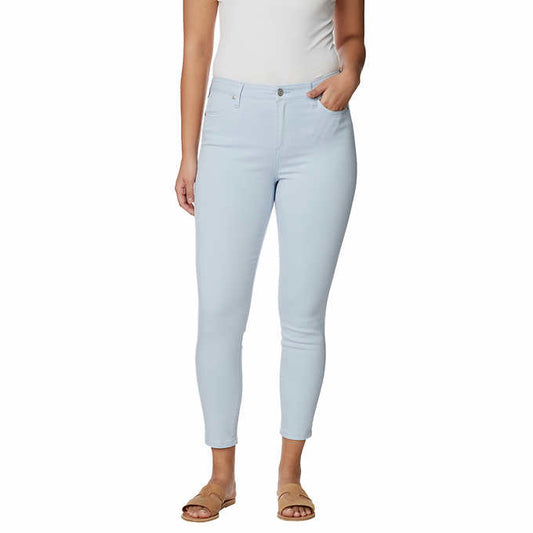 Buffalo Ladies' Size 10 Tencel Blend Ankle Pant, Light Blue (Cali Blue)