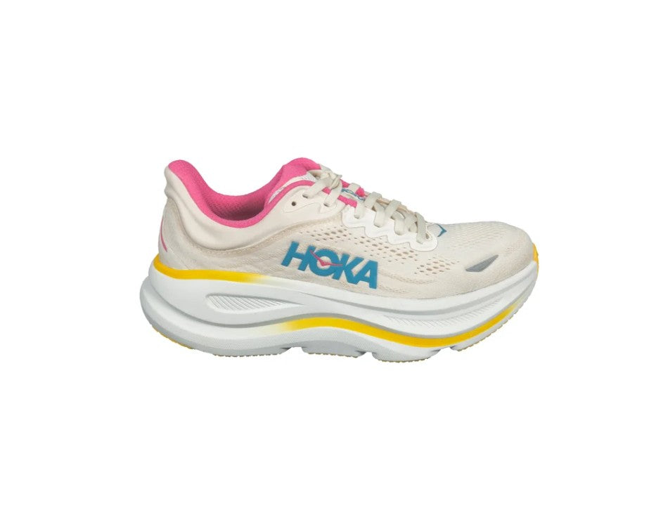 HOKA Bondi 9 Ladies' Size 7.5, Athletic Shoes Sneakers, Alabaster / Birch