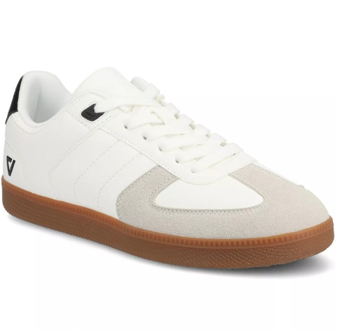 Vance Co Pele Men's Size 8.5, Tru Comfort Low Top Flexible Court Sneakers, White